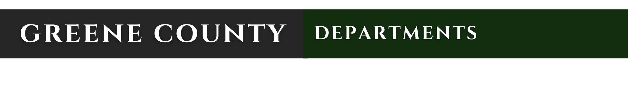 Greene County Departments 